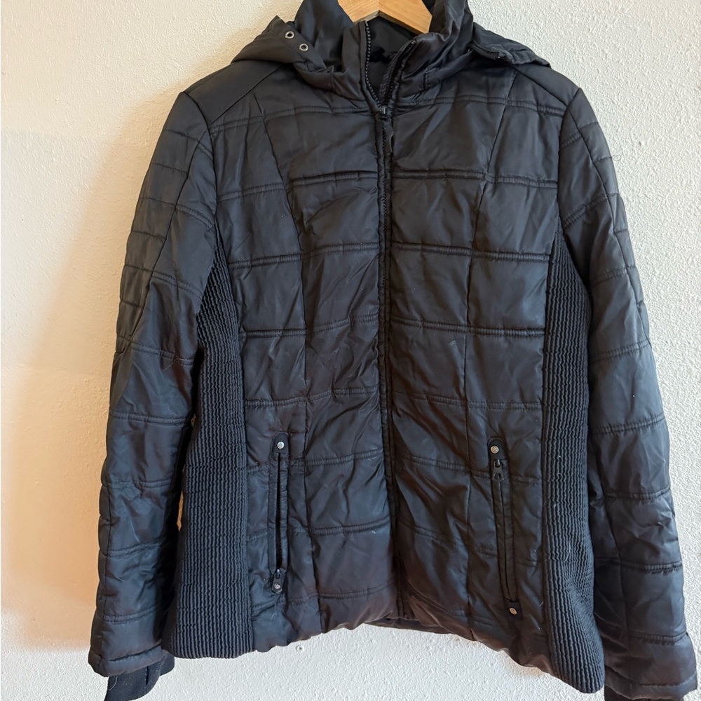 Nautical womens black water resistant jacket size XL